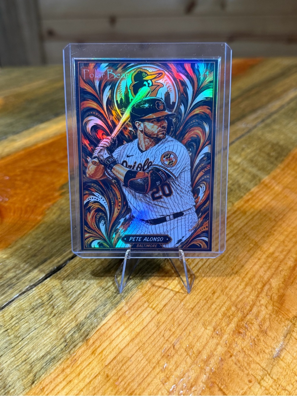 Pete Alonso Baltimore Orioles Custom Baseball Card
